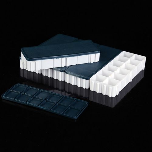 10-grid 12-grid color mixing box, color mixing palette, factory supply of art supplies