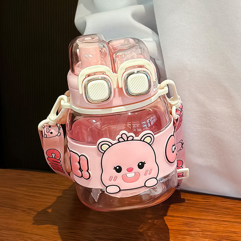 Taza de plástico de área de inventario de código roto color roto tienda de suministro de niñas de alto valor facial para niños tazas lindas