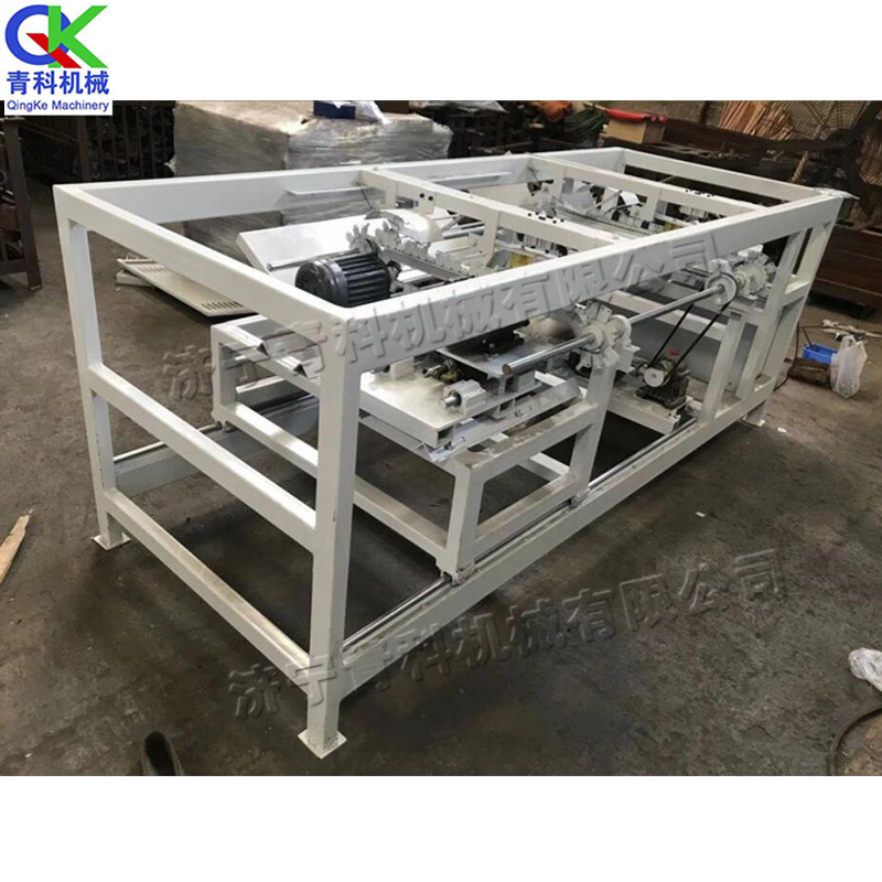 全自动木棒开牙机 拖把杆扫把杆圆棒套丝机 木工齐头倒圆螺纹机