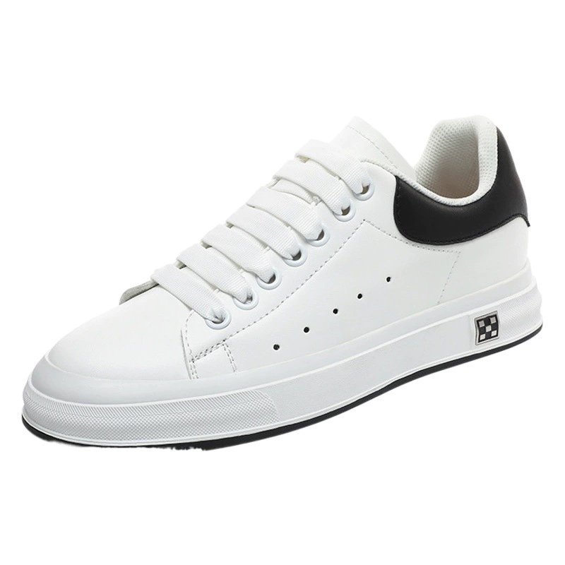 Классическая мужская обувь, корейские мужские кроссовки, повседневные кроссовки с увеличением роста на 6 см, Спортивная Белая обувь, универсальная обувь с невидимым увеличением роста, 8 больших размеров