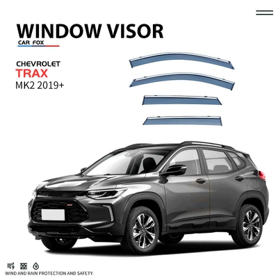 Rain shield – Trax Window Visor - standard-packing-without-logo-chuangku-trax-china-edition-mk2-2019-pc-silver-bright-window-rain