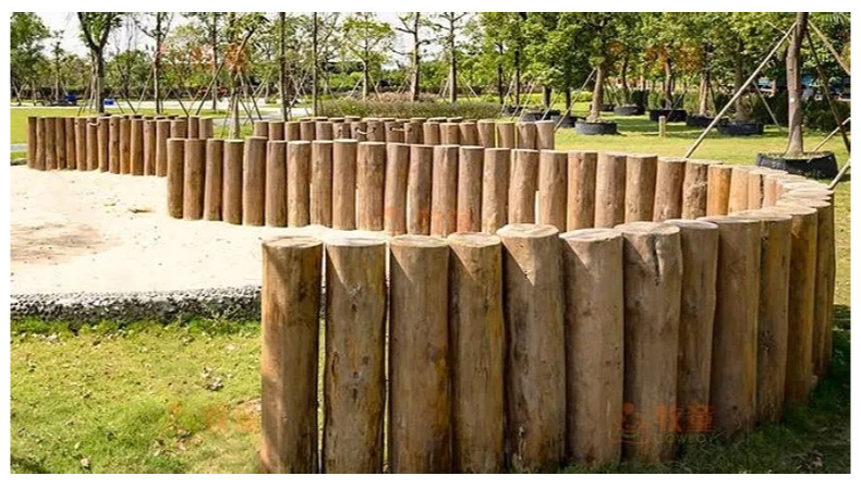 原木桩防汛木桩河道打桩木圆木桩建筑地基护坡工程防滑木头松木桩-阿里巴巴