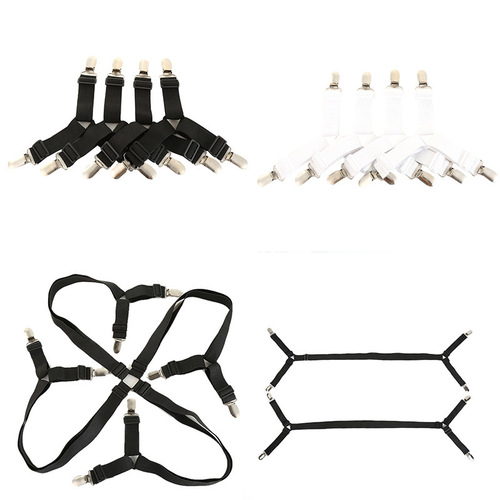 Bed sheet fastener, mattress anti-slip clip, bedspread fixing clip, anti-loose elastic band bed sheet clip fastener