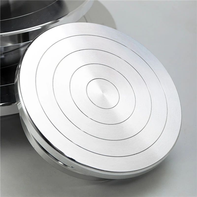 Double Face Use Aluminum Alloy Turntable For Ceramic Clay Sc