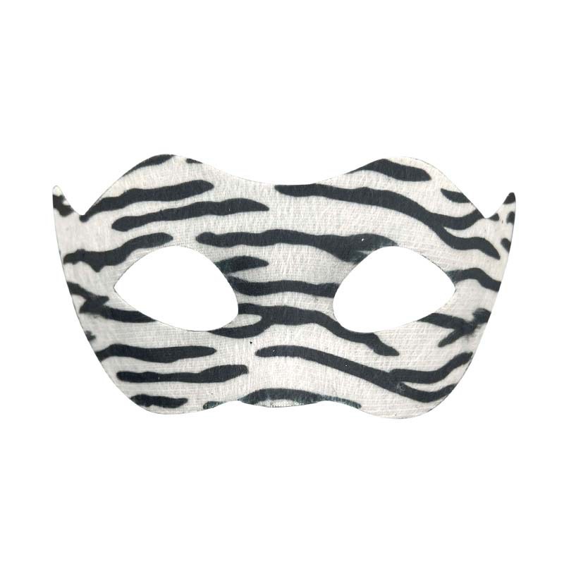 Halloween nuevo leopardo máscara de animal mitad cara baile cos luchador mano fiesta vestido mitad cara máscara props