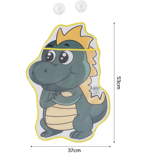 Cross-border children's water toy storage bag baby bath hanging duck storage mesh bag bathroom with suction cup hanging bag
