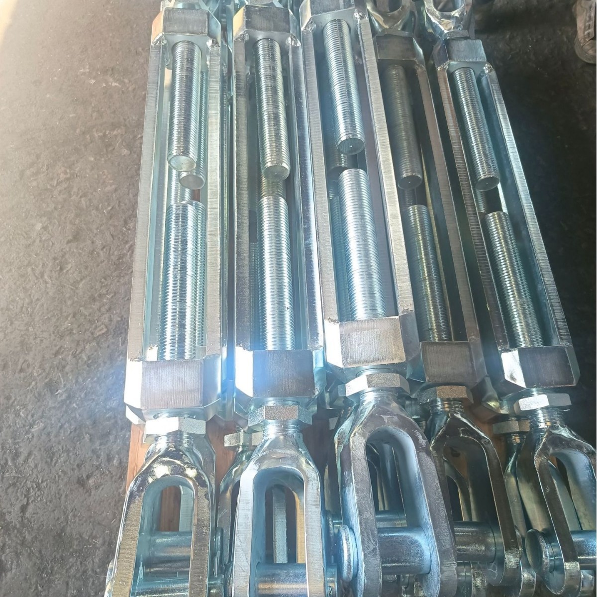 厂家直销3818KUUD国标船用花兰高强度模锻索具螺旋扣收紧器