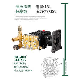 汽油泵柴油机超高压柱塞泵清洗泵高压喷雾泵清洗造雾泵头4000psi