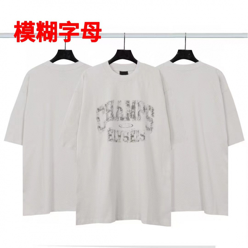 高品質クロスボーダーアメリカンスタイル25ss夏新作No.10ユニフォームレタールーズ半袖Tシャツ卸売|undefined