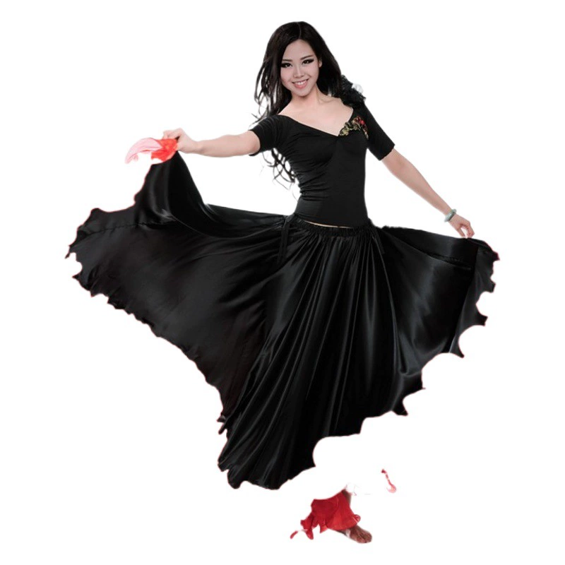 Открытие танца большие качели платье Испанский Пасо тусклый танец живота платье для выступлений платье для бальных танцев
