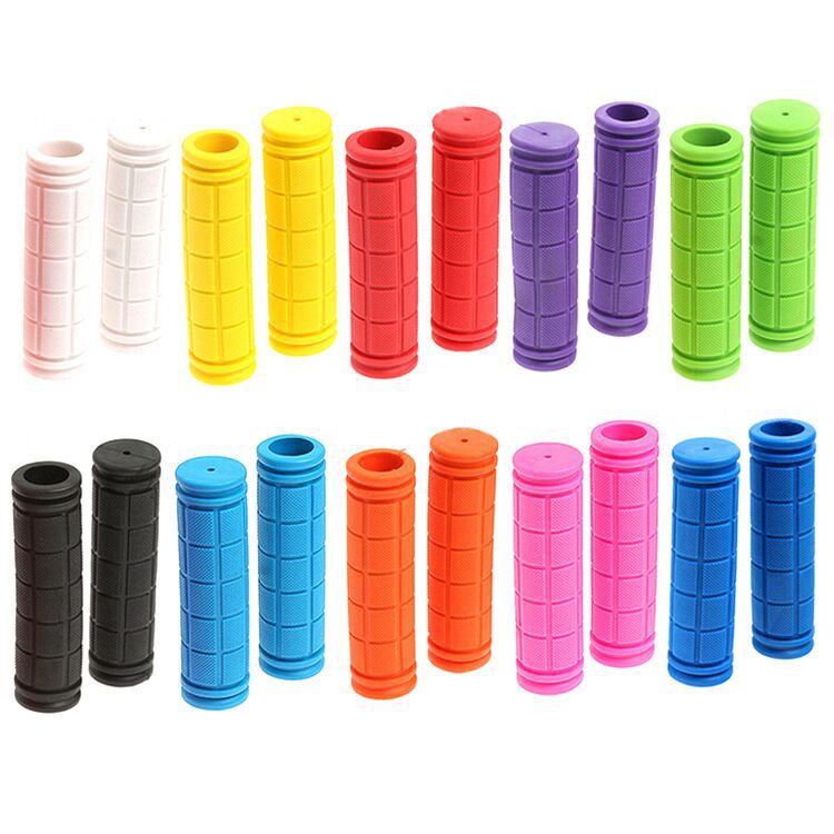 Bicycle handle cover mountain bike handle cover dead speed bicycle bicycle non-slip handle rubber color handle cover Bicycle handle cover mountain bike handle cover dead speed bicycle bicycle non-slip handle rubber color handle cover