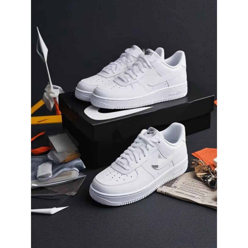 Putian pure original Air Force 1 sneakers, height-increasing, versatile AF1 white sneakers, athletic shoes, campus shoes for men and women, basketball shoes