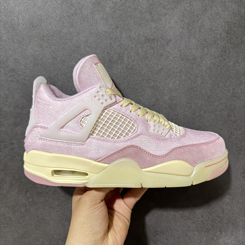 Pure original AJ4 practical basketball shoes for men, mid-top retro casual sports shoes for women, thick-soled wear-resistant aviator trendy sneakers Pure original AJ4 practical basketball shoes for men, mid-top retro casual sports shoes for women, thick-soled wear-resistant aviator trendy sneakers