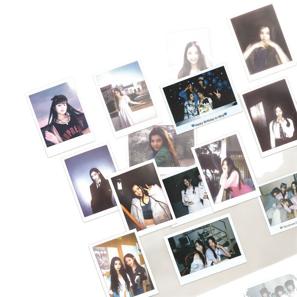 128 pegatinas newjeans estrellas de alto valor visual perimetral creativo DIY decoración pegatinas de pared de escritorio