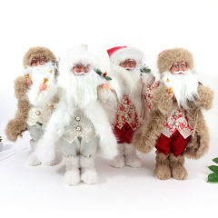 新しいサンタクロース大型人形赤いぬいぐるみクリスマスオーナメント人形シーンクリスマス装飾用品