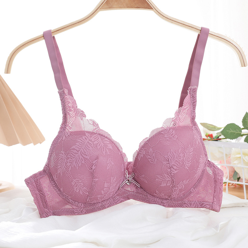 Fábrica de stock del sudeste asiático sujetador de mujer encaje ajustable de taza confortable sujetador transpirable