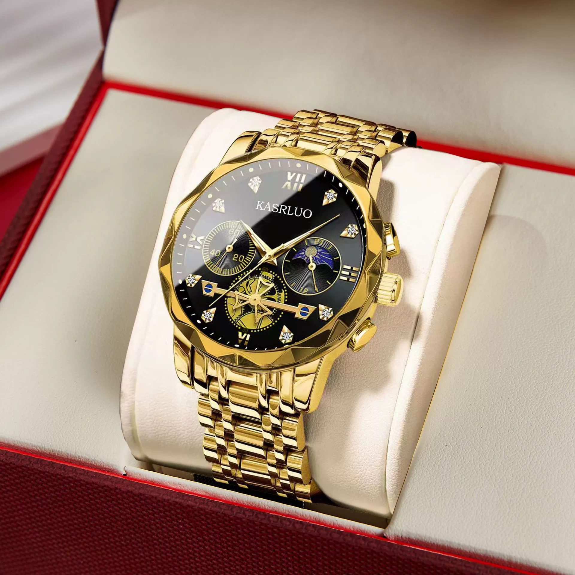 Metal universal quartz trend men's watch for leisure
