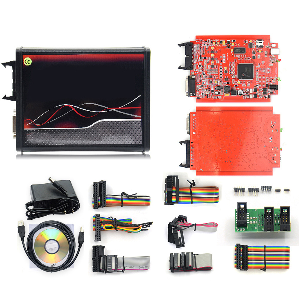 跨境 KTAG V7.020 V2.53欧版红板编程工具 四个LED灯 KESS V5.017