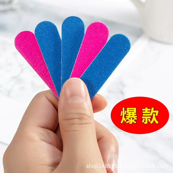 Direct Supply Disposable Nail File Nail Art Mini Small Rubbing Strip Frosted Nail Polish Side Double-sided Manicure Tool Sand Strip