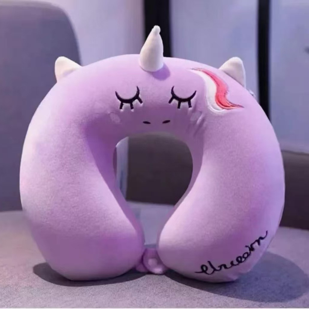Almohada de Cuello en Forma de U de Espuma Viscoelástica para Viajes y Oficina image 19