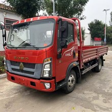 出口重汽豪沃4米2轻卡小货车 工地多用途平板箱式运输车