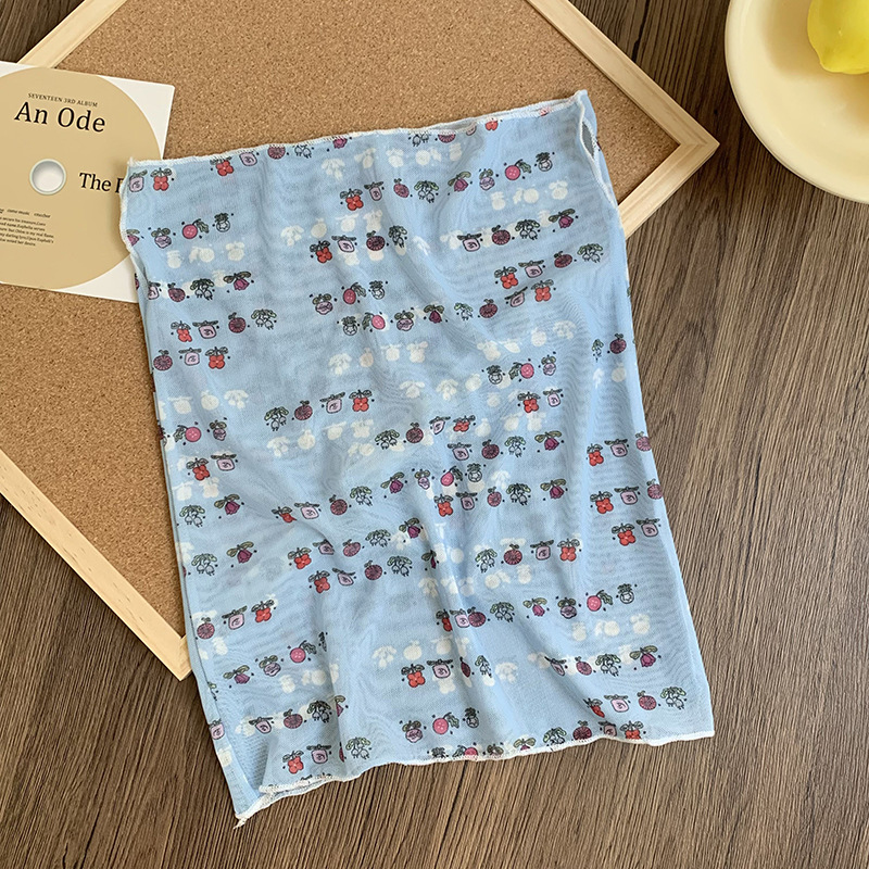 Máscara de protección solar, protección para el cuello, estilo fino de verano, nueva máscara de impresión de todo fósforo, bicicleta al aire libre, conducción, máscara de oreja colgante