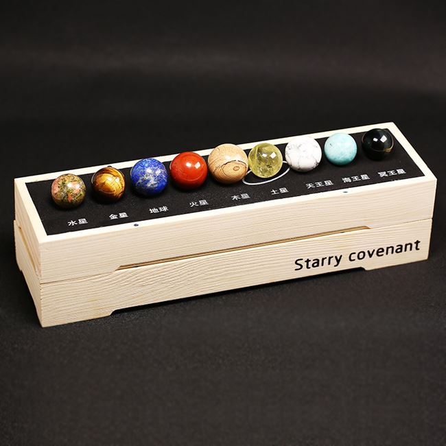 Planetary table starry sky solar-powered
