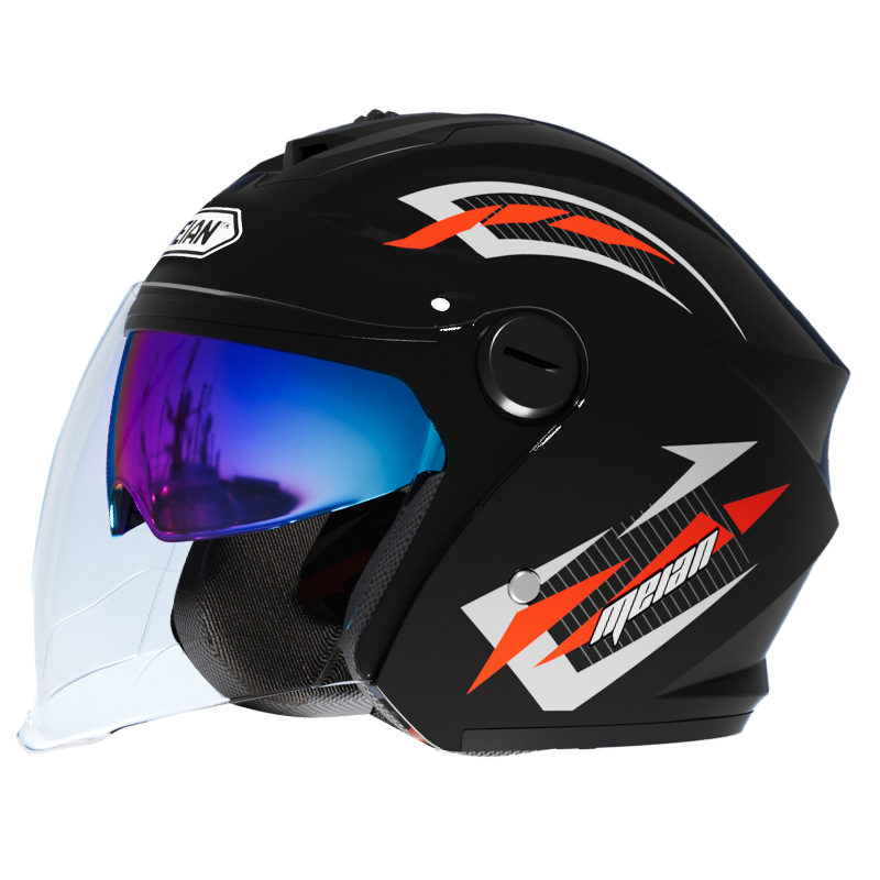 Certificación 3C para automóviles de batería eléctrica, cascos de motocicleta, cascos de invierno de doble lente para hombres y mujeres, cascos de alta calidad a prueba de frío y caliente