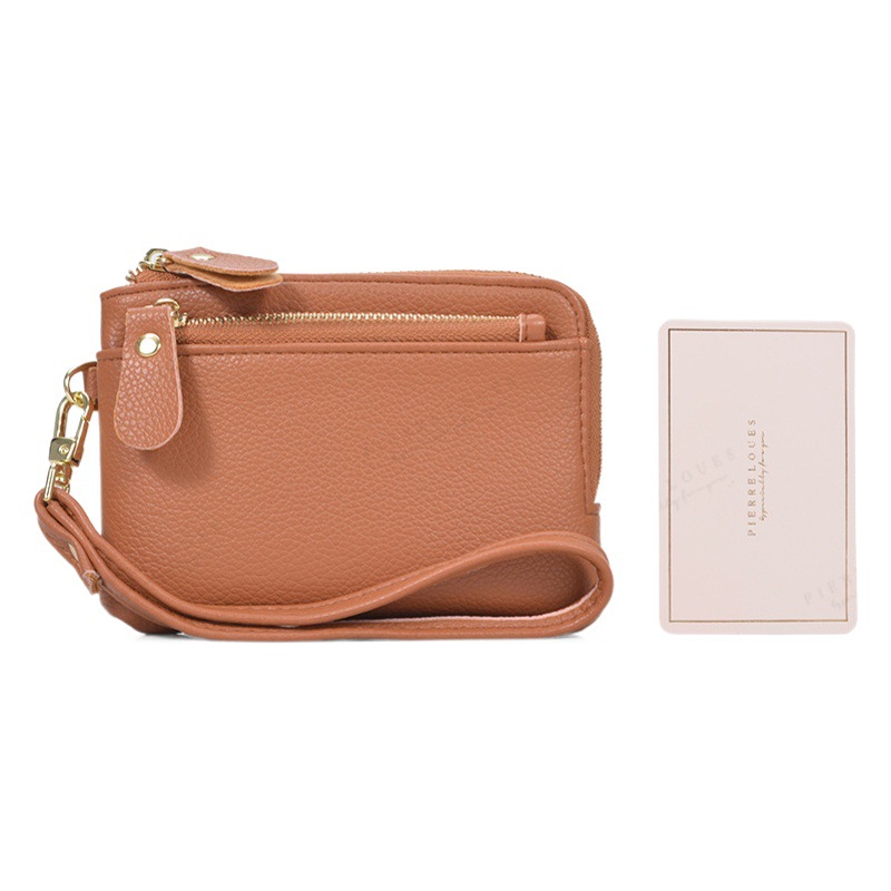 ファッショナブルでハイエンドのポータブル小型財布クロスボーダー新しいマルチカードスロットキーホルダーポータブルミニ小型バッグ小銭入れ