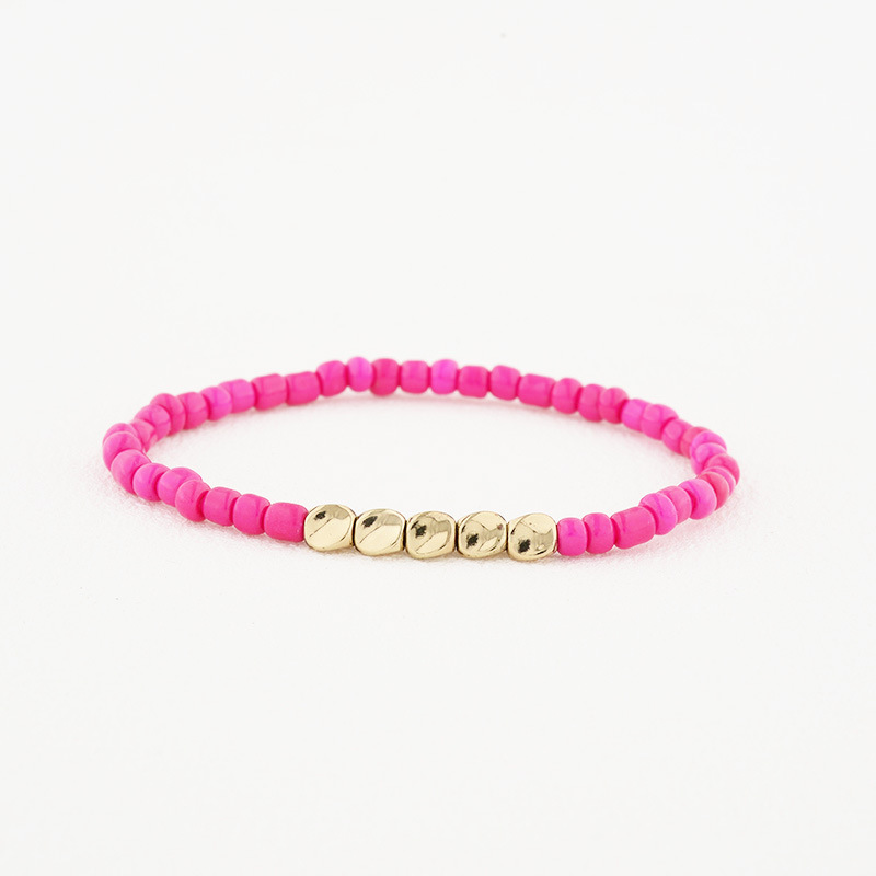 13g Weight Bracelets Classification 1 Piece Quantity Daily Occasion Seed Bead Material Geometric Pattern Unisex Gender Plating Design Simple Style Style Simple Style Geometric Seed Bead Plating Unisex Bracelets 8