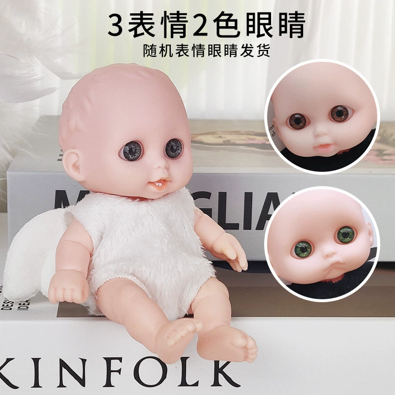 Кукла тело куклы 13 см имитация ангела виниловая кукла трансграничная оптовая продажа мягкая резиновая модель экспрессионная кукла