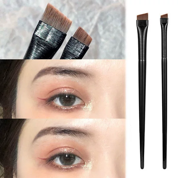 A101 eyebrow brush A102 eyeliner brush ultra-thin fine Bevel eyebrow brush outline lying silkworm brush eyeliner makeup brush