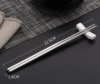 Stainless steel round chopsticks (22.5cm bag)