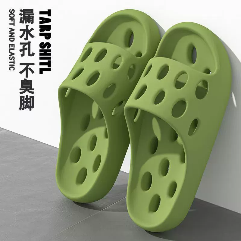 Фабрика оптовая ванная комната полые тапочки женский дом пара противоскользящая летняя баня утечки eva прохладные тапочки мужчины