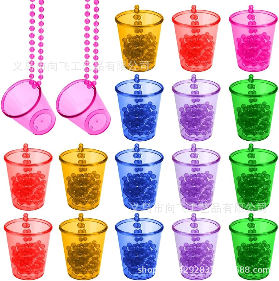 Macaron color transparente Cadena de cuentas Copa novia para ser FIESTA DE Navidad Halloween Fiesta de la boda