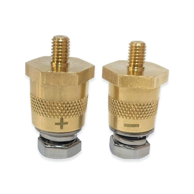 Power supply, ignition system accessories: head brass battery connector modification