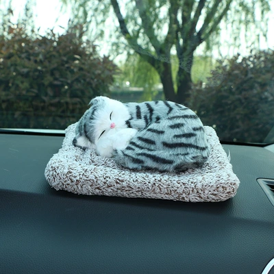 ornaments odor removal bamboo charcoal, Car ornaments - large-persian-cat