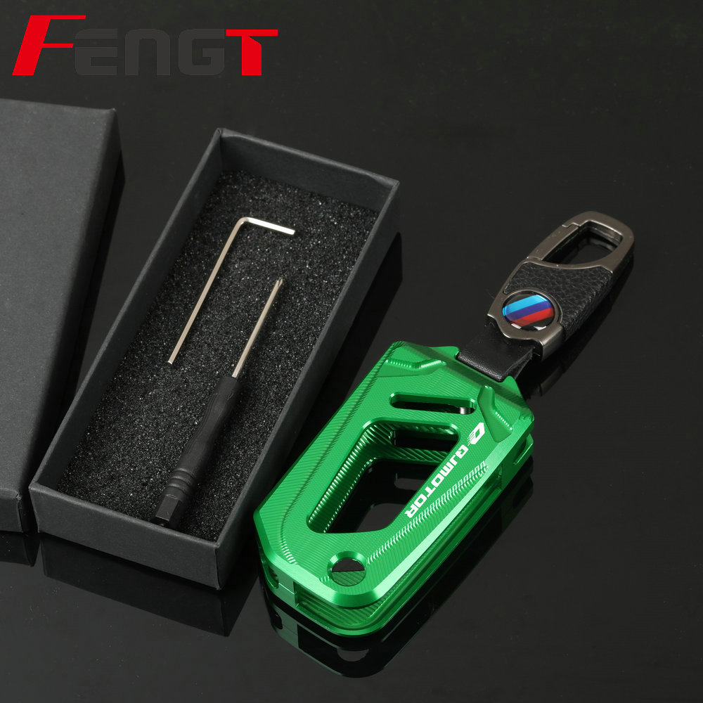 Suitable for Qianjiang Sai 600 Key Shell, New Sai 600 Key Cover, Zhui 600 Aluminum Alloy Keychain, Sai 600 Modification