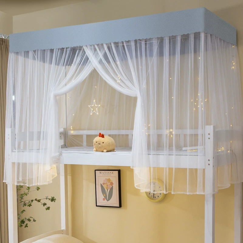 Общежитие Пылезащитная верхняя противомоскитная сетка студенческое общежитие 0,9 м 1,2 м односпальная кровать верхняя и нижняя двухъярусная кровать противомоскитная книга