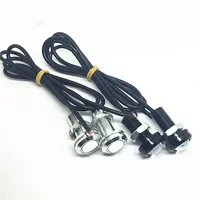Автомобильный светодиодный свет 18MM ястребиный глаз 1.5W хулиганский винт контратака заднего света водонепроницаемый светодиодный автомобиль X20