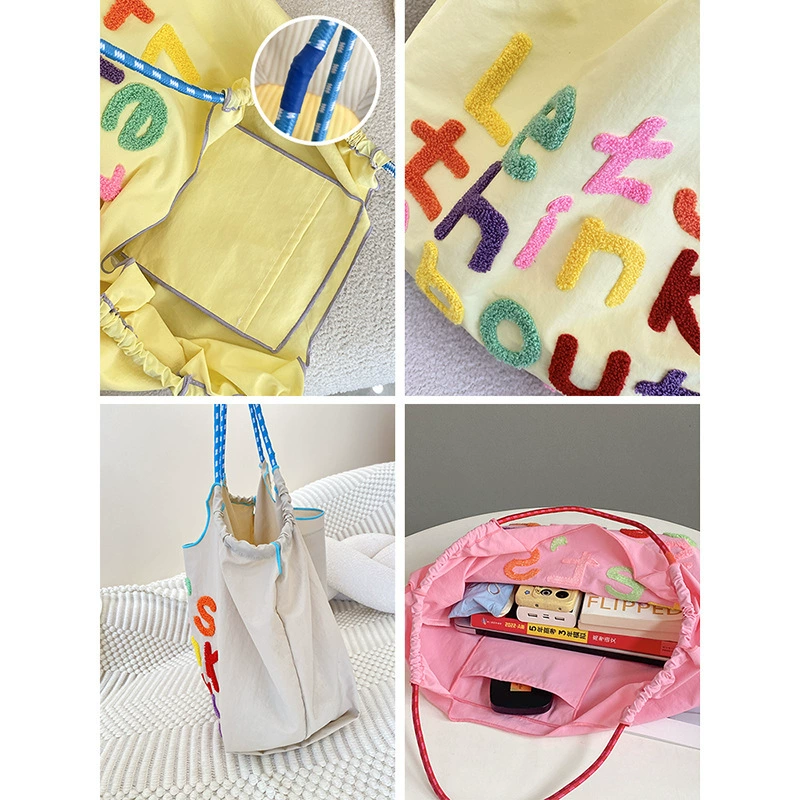 Джинсовая плечевая сумка для отдыха, вместительная сумка на одно плечо