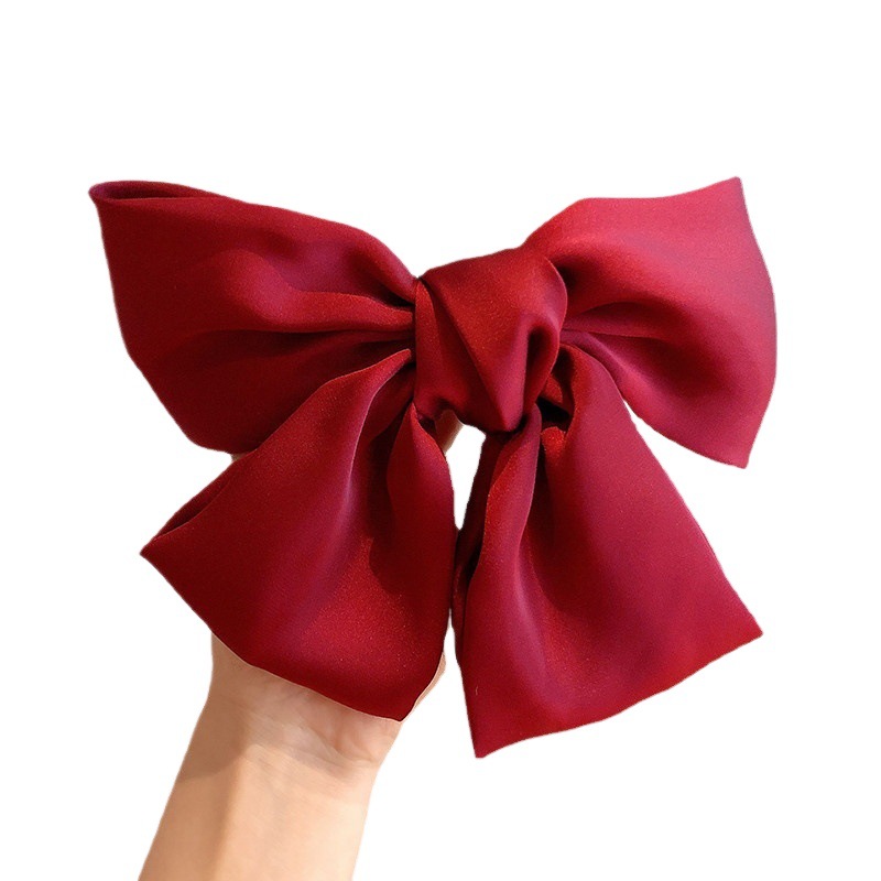 Clip de cabello de arco de arco de cabello de correa roja de la cabeza detrás de la sensación de cabello de cabello de flores rojas anillos de cabello lotes