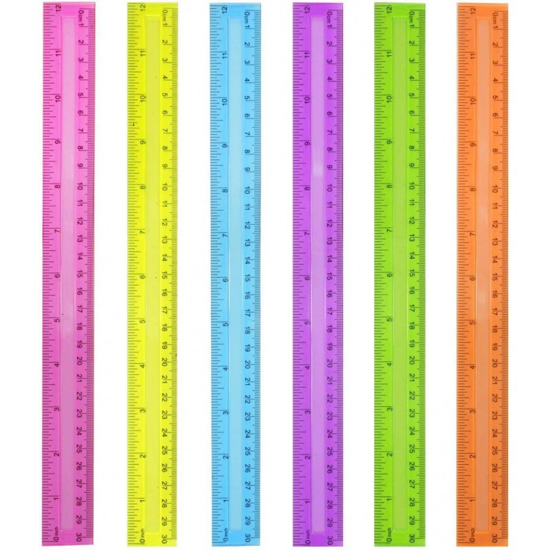 30 см правая линейка канавка пластиковая линейка цветной прозрачная линейка прямоцветная линейка 30 см цветная линейка