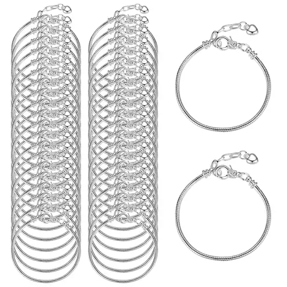 Cross-border explosions lobster clasp bracelet diy beaded bracelet adjustable length base chain jewelry accessories wholesale
