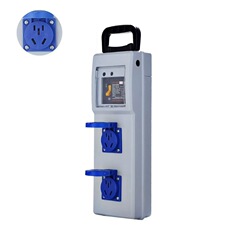 建設現場の仮設小型電気ボックス、ポータブル移動配電ボックス、電源プラグボックス、ポータブル電気ボックス、防爆建設現場ソケット