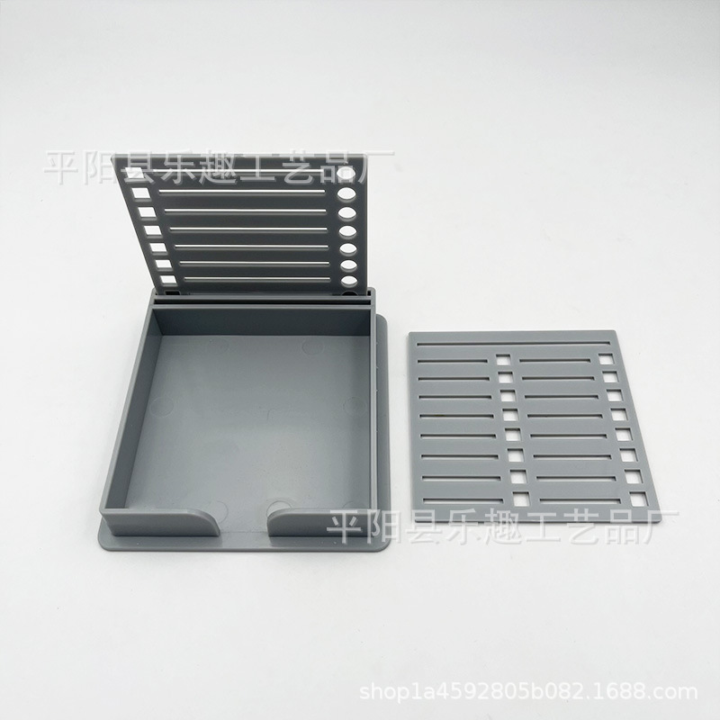 Cross-border Amazon New POST-IT NOTE TEMPLATE Double Plugs Convenience Stick Template Storage Box