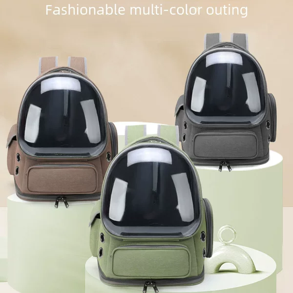 Cat bag portable breathable space pet cabin backpack cat cage dog cat schoolbag cat supplies