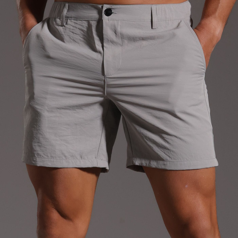 2026 Quick-Dry Shorts for Men, Casual Knee-Length Shorts, Plus-Size Beach Shorts, Crinkled Semi-Elastic Waistband 2026 Quick-Dry Shorts for Men, Casual Knee-Length Shorts, Plus-Size Beach Shorts, Crinkled Semi-Elastic Waistband