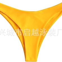 跨境专供亚马逊速卖通欧美时尚女式分体泳衣百搭比基尼泳裤款