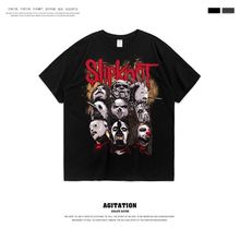 SLIPKNOT活结乐队金属摇滚朋克风印花男士短袖T恤T-shirt夏季